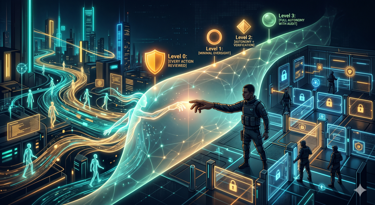 Trust boundary checkpoint between open and constrained AI ecosystems